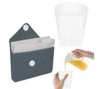 Generisch Gobelet à eau de randonnée - Gobelet pliable de 7,6 cm | Gobelet portable en silicone - Tasse de camping légère et durable de 240 ml, idéale pour la randonnée, les voyages et les aventures