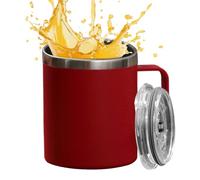 Generisch Gobelet en acier inoxydable | Récipient de boisson de 450 ml - Gobelet de voyage, pour bureau, voyageurs, étudiants, gym, camping, randonnée, sport, jeu, pique-nique, road trip, jardin