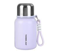 Generisch Gobelet isolé - Tasse de voyage thermique à double paroi de 450 ml, bouteille d'eau de sport portable isolée sous vide en acier inoxydable, petit gobelet à boire en acier inoxydable pour