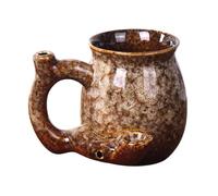 Generisch Gobelet isotherme - 380 ml - Gobelet multifonction en céramique pour jus et boissons chaudes - Pour boissons chaudes/froides, milkshake, cocktail, pour couples et familles
