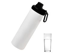 Generisch Gobelet vide à sublimation | Gobelet à café isotherme à double paroi en acier inoxydable de 590 ml | Gobelet fin droit vide avec revêtement par sublimation pour le transfert de chaleur