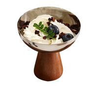 Generisch Gobelets à dessert réutilisables en acier inoxydable | Gobelet à dessert pour pudding, crème glacée, chocolat, collation, salade de fruits, maison, cuisine, boulangerie et fête