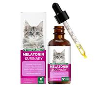 Generisch Gouttes pour chat - Soutien du comportement liquide 60 ml - Gouttes pour aider au sommeil - Pour la marche, les voyages, l'entraînement, le camping, la randonnée, les races de chats de