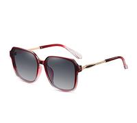 Generisch Grand cadre pour femme décoré avec lunettes de soleil tendance commune UV400 Lunettes de soleil cadeau, b, 1