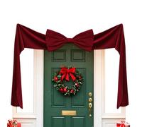 Generisch Grand nœud rouge pour sapin de Noël - Décoration avec de longs