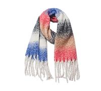 Generisch Grande écharpe chaude pour femme - Rayée - Grande écharpe d'hiver - Écharpe chaude - Grande écharpe - Lessive, a, taille unique