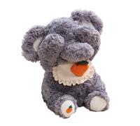 Generisch Grande Peluche de 30 cm, Ours Mignon et éléphant, Douce et apaisante, Peluche Souple en Coton PP pour, Filles, Cadeau d'anniversaire, Temps de Jeu, Sieste, S