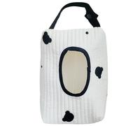 Generisch Grande pochette à lingettes, sac de rangement à lingettes, grands sacs de rangement réutilisables, 20 x 12 x 8 cm rouge et noir, porte-lingettes portable pour parents et nouvelles mères