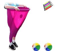 Generisch Granny Pants Hof, Granny Pants 2025, kit de jeu pour réunion de famille, fête sur le terrain, rose rouge A
