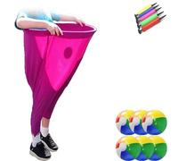 Generisch Granny Pants Hof, Granny Pants 2025, kit de jeu pour réunion de famille, fête sur le terrain, rose rouge C