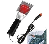Generisch Grattoir à glace chauffant, grattoir à glace ergonomique et pelle à main pratique, avec câble électrique de 8,8 pieds pour pare-brise de voiture, pour SUV, camion, déneigement rapide, hiver