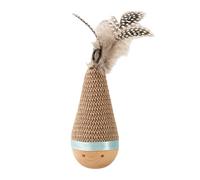 Generisch Griffoir en sisal pour chat : jeu de griffoir interactif avec base antidérapante pour favoriser la santé mentale des chats qui font leurs dents dans la maison (taille C, taille unique)