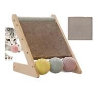 Generisch Griffoir pour chat - Protection de meubles en carton ondulé | Tapis griffoir avec poteaux debout pour lit de chat, colonne à griffer, porte, sol, tapis, protection contre l'ennui