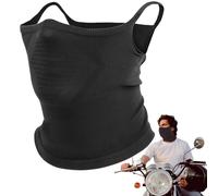Generisch Grille de course, couverture de visage de moto, couvre-visage de vélo avec nœuds d'oreille, écharpe de protection solaire, sport en plein air, bandana coupe-vent de sport pour la course à