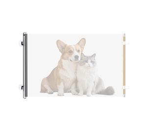 Generisch Grille de porte - 40 x 140 cm - Verrou de sécurité enfant | Sécurité chat pour escaliers - Kit de montage sous pression pour tout-petits chatons lapins animaux couloir garage chambre