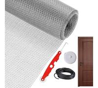 Generisch Grille de rechange pour fenêtre - Rouleau de filet robuste de 400 x 119 cm, filet sans danger pour les animaux domestiques, kit de réparation de porte coulissante, tissu en fibre de verre
