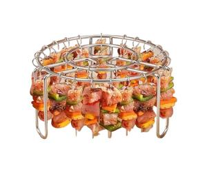 Generisch Grille pour friteuse ou four, broche verticale en acier inoxydable - Résistant à la chaleur, ne colle pas et réutilisable | Poursuite du maïs et de la viande