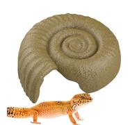 Generisch Grotte à serpent en forme d'ammonites | Cachette pour petits animaux - Maison décorative pour la maison, lieu de couchage, terrarium, lieu de repos, jardin, réservoir, jouer à cache-cache