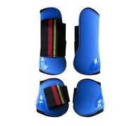 Generisch Guêtres de toilettage pour chevaux ouvertes sur le devant pour poney sauteur tendons, protège-jambes en polyuréthane, robuste, pour dressage, équipement d'équitation (style A)