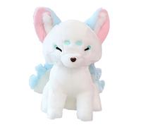 Generisch Gumiho Figurine - Créature de renard céleste à câliner | Rembourrage en duvet en coton avec coutures renforcées et texture arctique douce pour la Saint-Valentin, les anniversaires, Pâques et