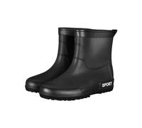 Generisch Gummistiefel Herren，Bequem Atmungsaktiv Mode Regenschuhe，Abriebfest Robust Arbeitsstiefel，Wasserdicht Outdoorschuhe，Anti-Rutsch Angelstiefel，Leichte Halbhoch Gummistiefel