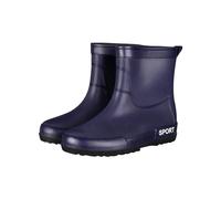 Generisch Gummistiefel Herren，Bequem Atmungsaktiv Mode Regenschuhe，Abriebfest Robust Arbeitsstiefel，Wasserdicht Outdoorschuhe，Anti-Rutsch Angelstiefel，Leichte Halbhoch Gummistiefel