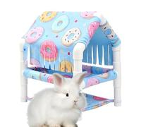 Generisch Habitat pour hamster | Enrichissement amovible à 2 niveaux | Maison de gerbille, hamster, pour maison, intérieur, appartement, petit animal, lapin, hérisson, chinchilla, gerbille, souris