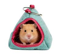 Generisch Hamac pour hamster - Nest d'hiver avec crochet - Maison pour hamster pour cage intérieure - Pour se reposer, jouer, , balcon, appartement, petits animaux