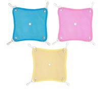 Generisch Hamster Hamac pour cage - Hamac à furet ventilé à 3 compartiments - Chaise longue respirante et amovible pour petits animaux pour furets, hamsters et chinchillas