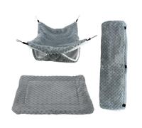 Generisch Hamster | Tunnel Tapis Chaud Peluche Hamac pour Sugar Glider Furet Hamster Chinchilla Cage Dormir Se Cacher Jouer Escalade
