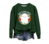 Generisch Haut à capuche à manches longues pour femme - Tenue de festival - Crop sexy - Haut fluo - Cordon de serrage - Halloween - Haut avant court et arrière long - Lapin - Veste à capuche - Orange