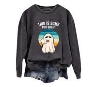 Generisch Haut à capuche à manches longues pour femme - Tenue de festival - Crop sexy - Haut fluo - Cordon de serrage - Halloween - Haut avant court et arrière long - Lapin - Veste à capuche - Orange