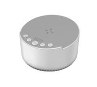 Generisch Haut-parleur de chargeur sans fil, station de charge rapide de 15 W avec machine de bruit de sommeil, 10 x 10 x 5,7 cm, station audio avec veilleuse, idéale pour téléphones portables, plage