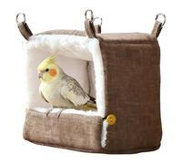 Generisch Heated Bird Bed - Lit parrot | Chapeau chaud en coton | Nid d'oiseau chauffant d'hiver | Nid d'oiseau en peluche | Parrot Nid polaire doublé et épais pour la maison et l'extérieur balcon
