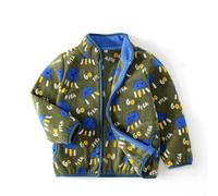 Generisch Herbst- und Winter-Baby-Fleecejacken mit Cartoon-Karo-Prints und niedlichen Fleecejacken für Jungen und Mädchen 1 12, E, 1-2 ans