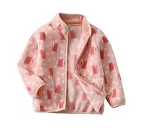 Generisch Herbst- und Winter-Baby-Fleecejacken mit Cartoon-Karo-Prints und niedlichen Fleecejacken für Jungen und Mädchen 1 12, B, 1-2 ans