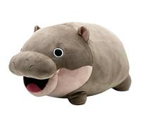 Generisch Hippo - Peluche douce - Motif hippopotame - Pour salon, chambre à coucher, anniversaire, bureau, canapé, voiture, chambre d'enfant