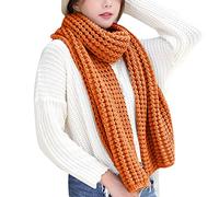 Generisch Hiver Coloré Kint Feel Pashmina Écharpes Élasticité Écharpe Légère Écharpes Chaudes Femmes Hommes Longues Écharpes Écharpes Tricotées Écharpe Cachemire Bonnet et Écharpe Femme, a, taille