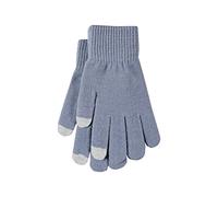 Generisch Hiver Tricoté Couleur Unie Épaissir Brossé Cinq Doigts Cyclisme Gants Chauds Body Latex Femmes (B, Taille unique)
