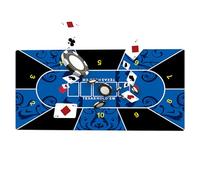 Generisch Holdem Tapis de poker Texas Holdem | Nappe de poker portable avec tapis en caoutchouc - Sous-main Holdem pour salle de jeux de société, divertissement à la maison, soirées familiales