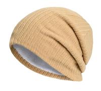 Generisch Hommes et femmes Chapeau tricoté Hiver Extérieur Couleur unie Rayé Chaud Protection des oreilles Chapeaux Écharpe Bonnet Gants Ensemble Femmes, kaki, taille unique