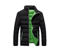 Generisch Hommes Loisirs Sport Slim Fit Breadwear Manteau en coton épaissi Commerce extérieur Manteau pour hommes, vert, 3XL