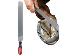 Generisch Hoof Râpe pour râpe double face en acier au carbone - Râpe à sabots - râpe à pouf, râpe à poulet, mini râpe double face - Fichier Equine