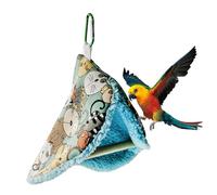 Generisch Hot Bird Nest - Nid d'oiseau chaud - Cage en pin avec hamac d'hiver avec perche - Tente suspendue pour Habitat Cave, nichoir à oiseaux pour hamster