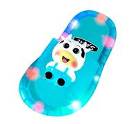 Generisch Hot Led Pantoufles Lumineuses Dernières Sandales Designs pour PVC Jelly Sandale Kid N, bleu, 25 EU