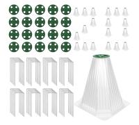 Generisch Hotte de Jardin pour, Protection des en Forme de Cloche, avec Protection des Animaux, réutilisable, avec Clous de Sol et Trous d'aération pour tomates, Fraises,