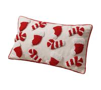 Generisch Housse de coussin de Noël festive pour canapé, coussin de Noël décoratif pour chambre d'enfant, chambre à coucher, bureau, voiture, canapé, planificateur de fête, appartement, amateurs de