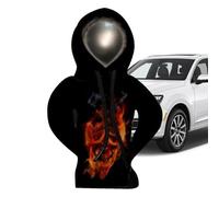 Generisch Housse de pommeau de levier de vitesse, motif de tête de mort amusant et créatif, pour levier de vitesse de voiture | Pour style de vie amusant, passe-temps personnel, mode quotidienne