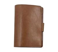 Generisch Housse de protection pour carnet de score, porte-carte de score, étui de protection pour cartes de score, accessoire de sport en cuir synthétique pour la famille, les amis, marron, Voir