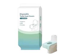 Generisch Housses de siège portables - Liners en papier de salle de bain, lot de 10 grandes housses de 40 x 61 cm pour la protection , papier absorbant respectueux de l'environnement avec